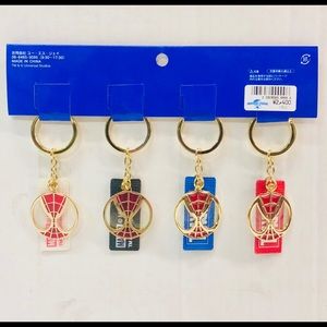 Spiderman Keyring set of 4
